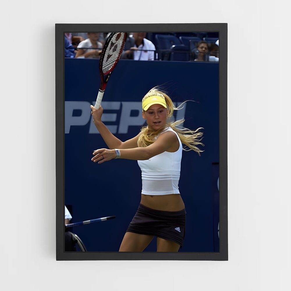 Poster Anna kournikova service – affiche Tennis (vue 2)